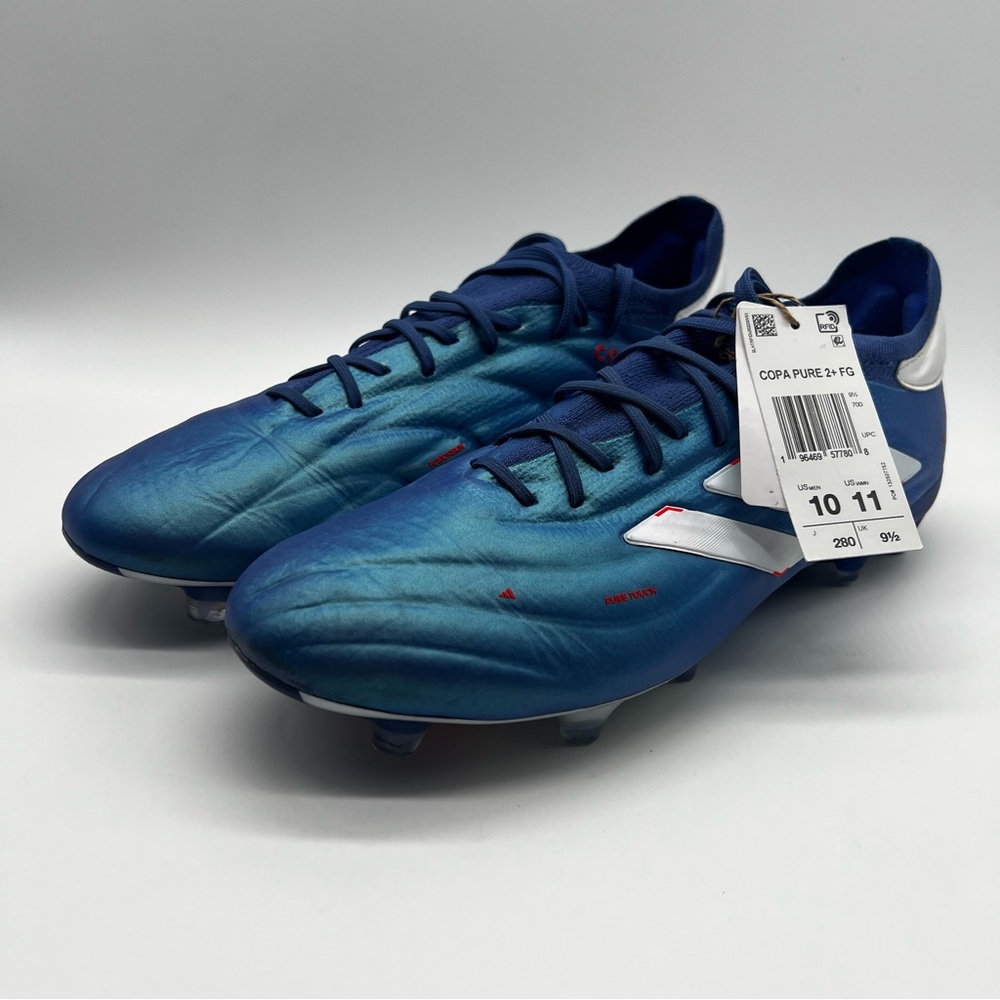 Adidas Copa Pure II+ FG Blue Soccer Cleats, Size 10 IE4893